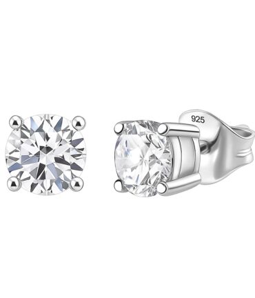 Emily 1CT Moissanite Stud Earrings