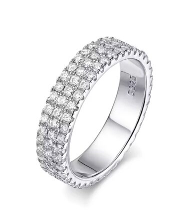 Rowan Eternity Moissanite Ring